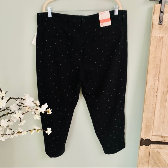 Old Navy Harper Anchor Print Pant NWT Size 16 - Picture 4 of 5